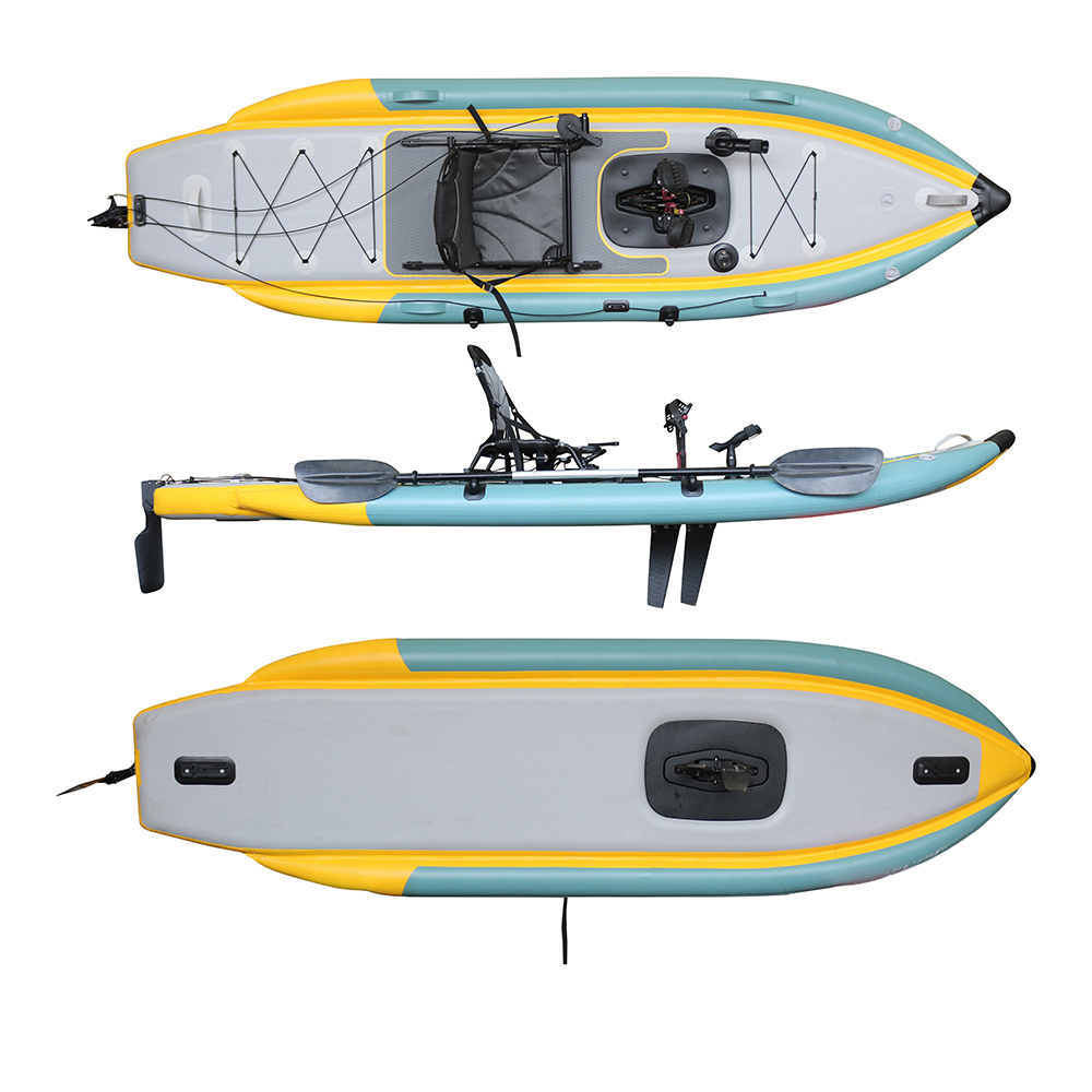 Fishing Kayak Sit On Top - Kayak de pêche gonflable pliable en