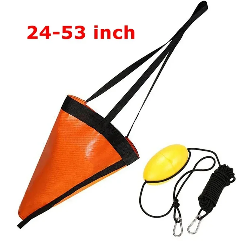 Fishing Kayak Anchor - 24/32/42/53'' Bouée d'ancrage marine pour kayak,