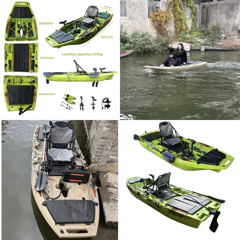 Fishing Kayak Pedal Drive - Kayak modulaire à pédales avec hélice