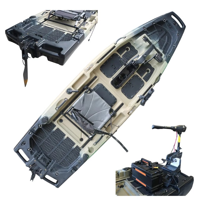 Fishing Kayak Sit On Top - Kayak de pêche motorisé 1 personne