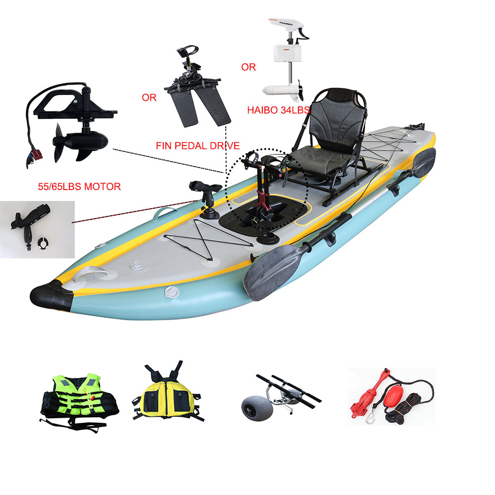Kayak de pêche gonflable pliab - Fishing Kayak Sit On Top avis et prix