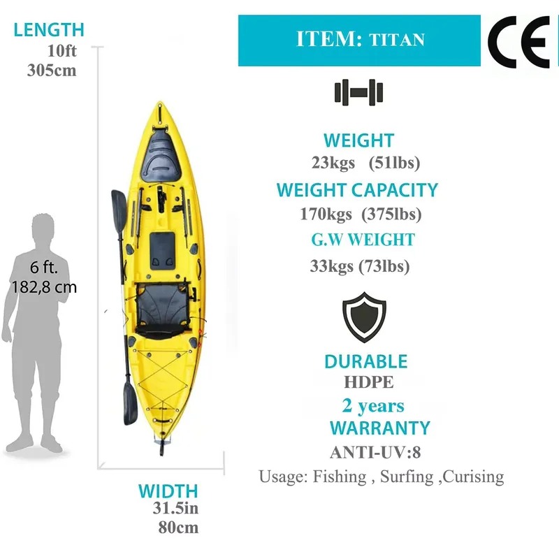 Kayak de pêche monoplace de 10 - Fishing Kayak Seat avis et prix
