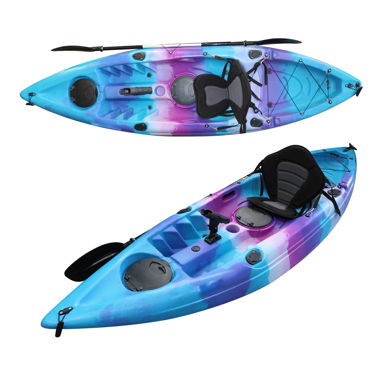 Kayak monoplace en plastique d - Fishing Kayak Sit On Top avis et prix